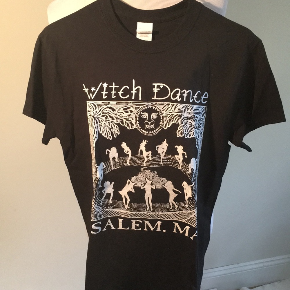 NWOT “Witch Dance, Salem, MA” Black T-shirt